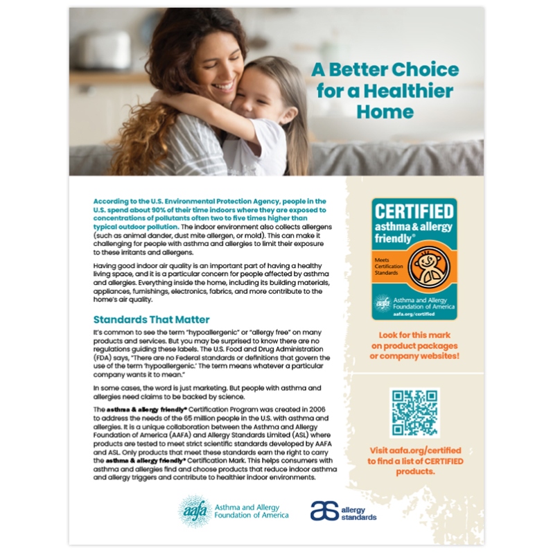 A Better Choice for a Healthier Home (PDF)