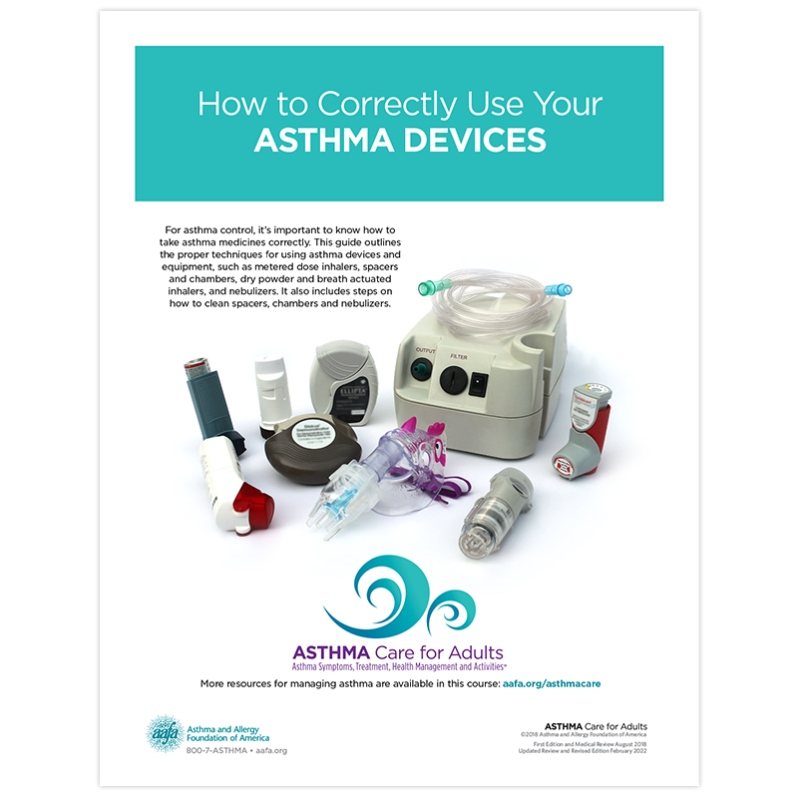 How to Properly Use Your Asthma Devices (PDF)