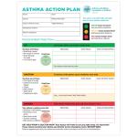 Asthma Action Plan (Eng/Span-Pack of 10)